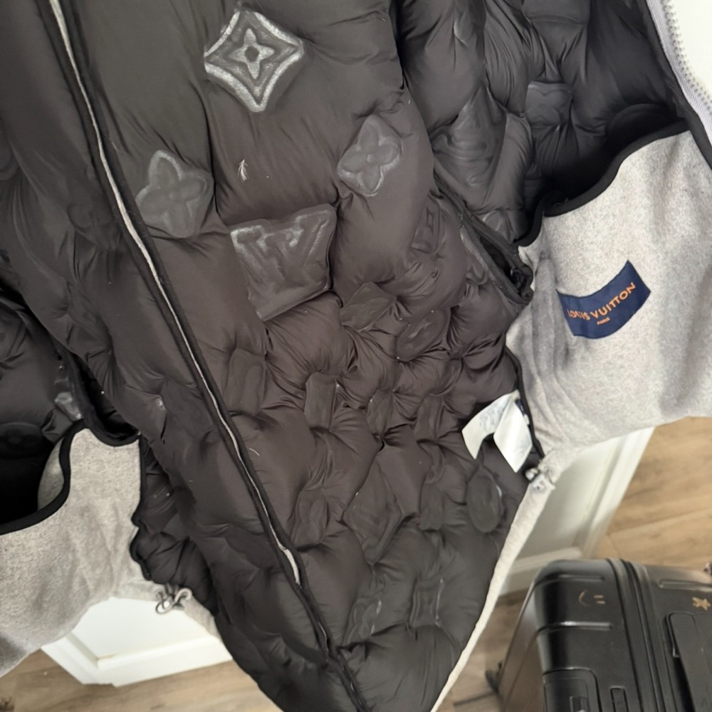 Louis Vuitton Gray Puffer Jacket - image 2